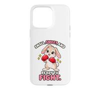 Humour de Boxe Little Sweet Ready to Fight Rabbit Coque pour iPhone 15 Pro Max