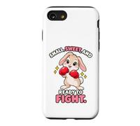 Humour de Boxe Little Sweet Ready to Fight Rabbit Coque pour iPhone SE (2020) / 7/8