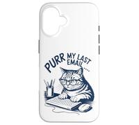 Humour de bureau Runr mon dernier e-mail drôle de pun de pun Coque pour iPhone 16