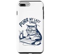 Humour de bureau Runr mon dernier e-mail drôle de pun de pun Coque pour iPhone 7 Plus/8 Plus