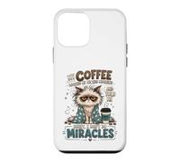 Humour de café drôle Amant de café matinal Accro à la caféine Coque pour iPhone 12 Mini