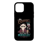 Humour de café drôle Amant de café matinal Accro à la caféine Coque pour iPhone 12 Mini