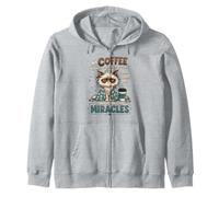 Humour de café drôle Amant de café matinal Accro à la caféine Sweat à Capuche