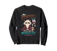 Humour de café drôle Amant de café matinal Accro à la caféine Sweatshirt