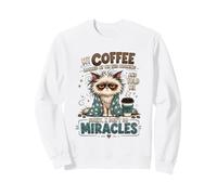 Humour de café drôle Amant de café matinal Accro à la caféine Sweatshirt