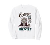 Humour de café drôle Amant de café matinal Accro à la caféine Sweatshirt