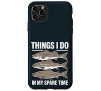 Humour de capture de poisson vintage - Things I Do Funny Fish Lover Coque pour iPhone 11 Pro Max