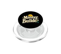 Humour de Charpentier maître Constructeur Entrepreneur PopSockets PopGrip pour MagSafe