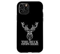 Humour de Chasse The Buck s'arrête Ici Chasseur de cerf Coque pour iPhone 11 Pro