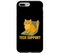 Humour de Chat Tech Support pour Les Nerds informatiques et Les Amoureux des Chats Coque pour iPhone 7 Plus/8 Plus