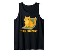 Humour de Chat Tech Support pour Les Nerds informatiques et Les Amoureux des Chats Débardeur