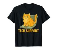 Humour de Chat Tech Support pour Les Nerds informatiques et Les Amoureux des Chats T-Shirt