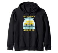 Humour de Chauffeur de Bus Scolaire Tous Les problèmes derrière Vous Style de Citation Sweat à Capuche