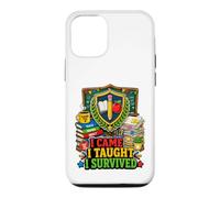 Humour de Classe I Came I Taught I Survived Teacher Coque pour iPhone 12/12 Pro