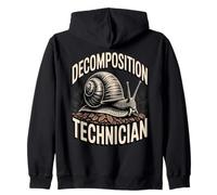 Humour de Compost d'escargot de Technicien de décomposition Sweat à Capuche