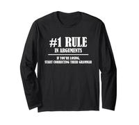 Humour de Correction de Grammaire pour Les Arguments et Les professeurs d'anglais Manche Longue
