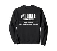 Humour de Correction de Grammaire pour Les Arguments et Les professeurs d'anglais Sweatshirt