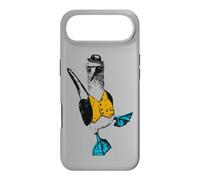 Humour de Danse de Gentleman Oiseau Fou aux Pieds Bleus Coque pour iPhone Air
