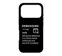 Humour de débogage drôle Définition Programmeur Erreur Coque pour iPhone 17 Pro