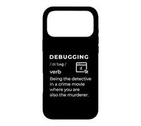 Humour de débogage drôle Définition Programmeur Erreur Coque pour iPhone 17 Pro Max