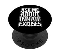 Humour de détenu - Exécution des peines PopSockets PopGrip Adhésif