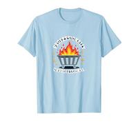 Humour de feu de Benne à ordures professionnellement Non Professionnel T-Shirt, Homme, Bleu Céleste, 3XL