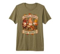 Humour de GNOME d'automne Vintage TDAH pour Une Saison T-Shirt Haut de Gamme