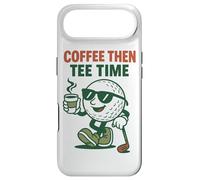 Humour de Golf Coffee Then Tee Time pour golfeurs Coque pour iPhone Air