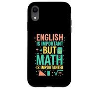 Humour de Grammaire mathématique drôle pour Les Enseignants et Les étudiants Nerd Coque pour iPhone XR