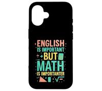 Humour de Grammaire mathématique drôle pour Les Enseignants et Les étudiants Nerd Coque pour iPhone 16