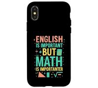Humour de Grammaire mathématique drôle pour Les Enseignants et Les étudiants Nerd Coque pour iPhone X/XS