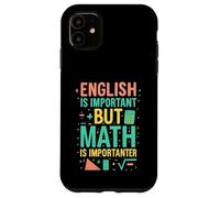 Humour de Grammaire mathématique drôle pour Les Enseignants et Les étudiants Nerd Coque pour iPhone 11