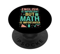 Humour de Grammaire mathématique drôle pour Les Enseignants et Les étudiants Nerd PopSockets PopGrip Adhésif
