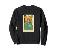 Humour de Grande prêtresse de sorcière Verte Sweatshirt
