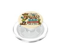 Humour de Grenouille Cowboy : Vivre Le Rêve avec Fun PopSockets PopGrip pour MagSafe