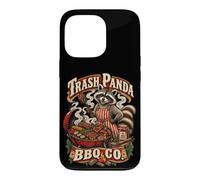 Humour de Gril avec Un Raton Laveur Amusant Coque pour iPhone 13 Pro