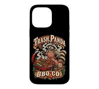 Humour de Gril avec Un Raton Laveur Amusant Coque pour iPhone 14 Pro Max