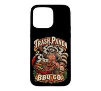 Humour de Gril avec Un Raton Laveur Amusant Coque pour iPhone 15 Pro Max