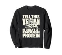 Humour de Gym végétalien à Base de protéines végétales Sweatshirt