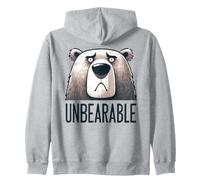 Humour de Jeu de Mots insupportable Sad Bear Sweat à Capuche