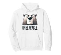 Humour de Jeu de Mots insupportable Sad Bear Sweat à Capuche