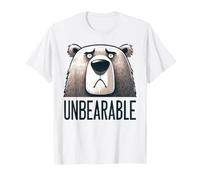 Humour de Jeu de Mots insupportable Sad Bear T-Shirt