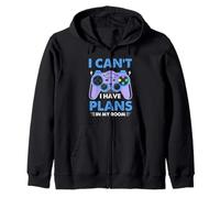 Humour de Jeu I Can't I Have Plans in My Room Sweat à Capuche