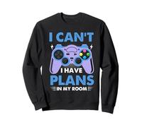 Humour de Jeu I Can't I Have Plans in My Room Sweatshirt
