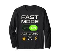 Humour de jeûne Intermittent 16 8 fenêtre 20 4 Guerrier Plus Rapide Manche Longue