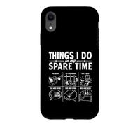 Humour de Joueur de Guitare Things I Do in My Spare Time Coque pour iPhone XR