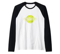Humour de Joueur de Tennis ServeBot Manche Raglan