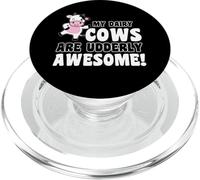 Humour de la Ferme Mes Vaches laitières sont des Vaches Udderly Awesome PopSockets PopGrip pour MagSafe