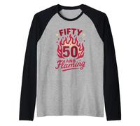 Humour de la ménopause Hot Flash Survival Midlife Power Squad Manche Raglan