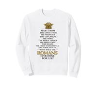 Humour de la Rome Antique Histoire Classique Buff Funny Civilization Sweatshirt